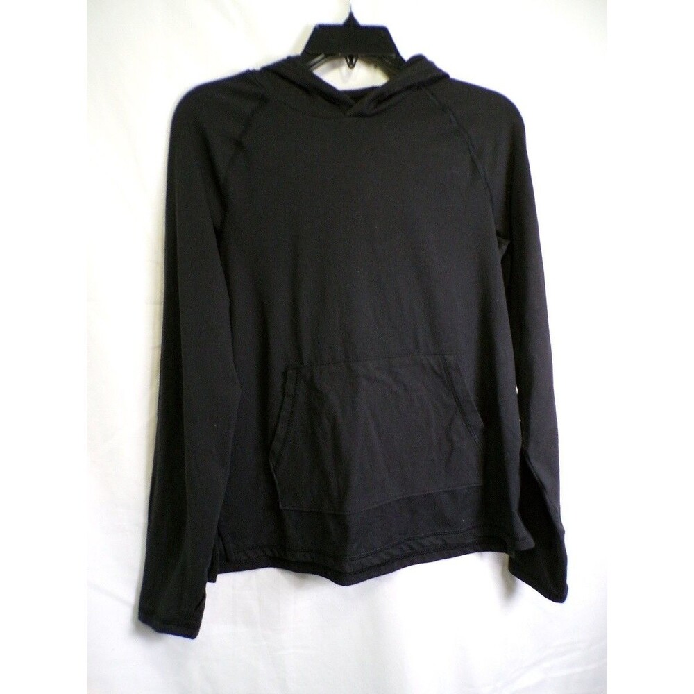 Member's Mark Boys Black Hoodie XL 14/16 Pullover Sweatshirt Kangaroo Pocket